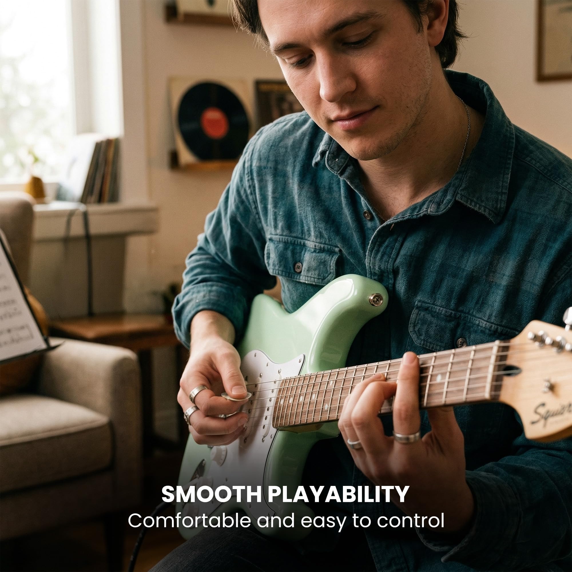 Amazon.co.jp: Fender Squier Sonic Stratocaster - サーフグリーン
